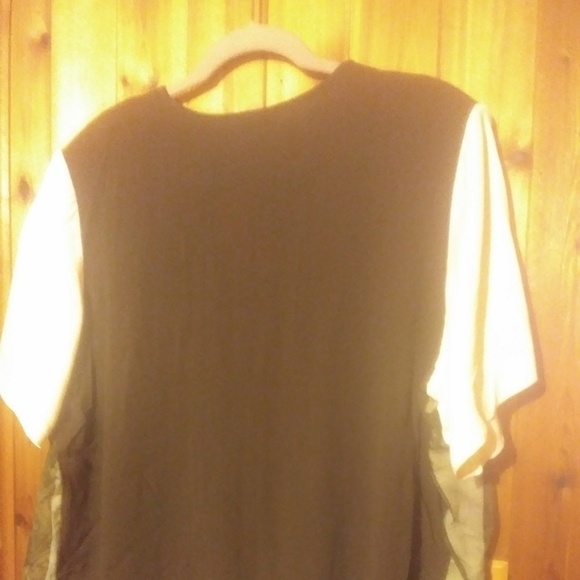 FASHION BUG 2-IN-1 SHEER BLOUSE - Picture 3 of 4